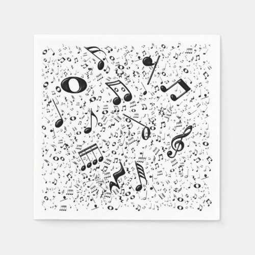 Music Notes Napkins