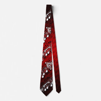 Music Notes Neck Tie