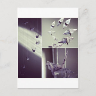 Music Notes Origami Crane Mobile