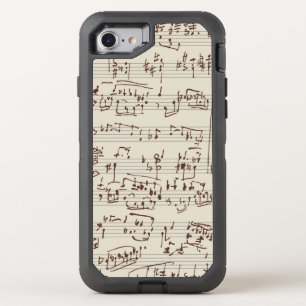Music notes OtterBox defender iPhone SE/8/7 case
