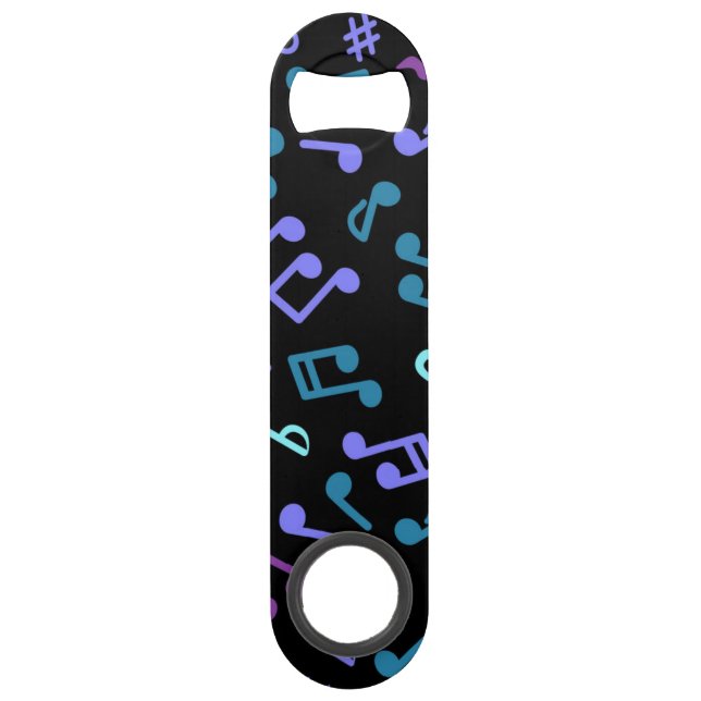 Music notes pattern bar key (Front)