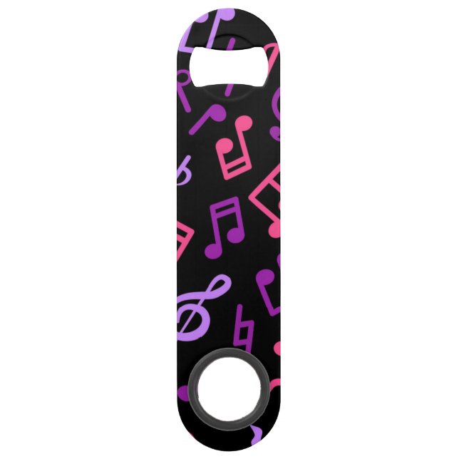 Music notes pattern bar key (Front)