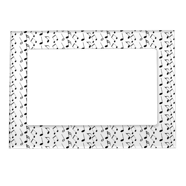 Music Notes Pattern Magnetic Frame (Front)