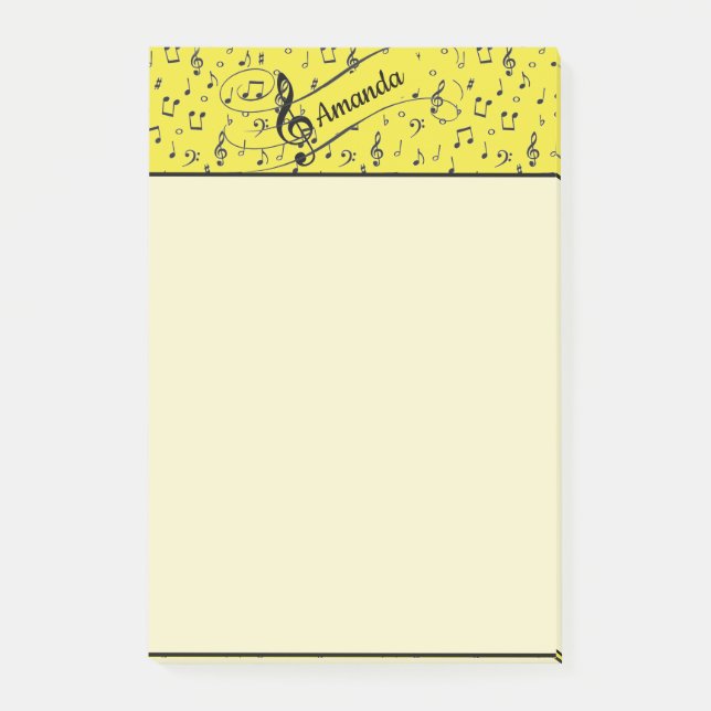 Music Notes personalized (Front)