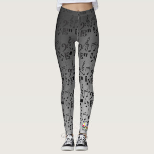 Piano Musical Keys Digital Print Statement Legging Pants for Women – DOTOLY