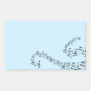 Music Notes Post it Notes