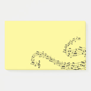 Music Notes Post it Notes