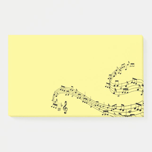 Music Notes Post it Notes (Front)