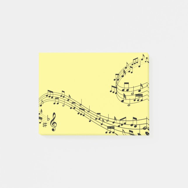 Music Notes Post it Notes (Front)