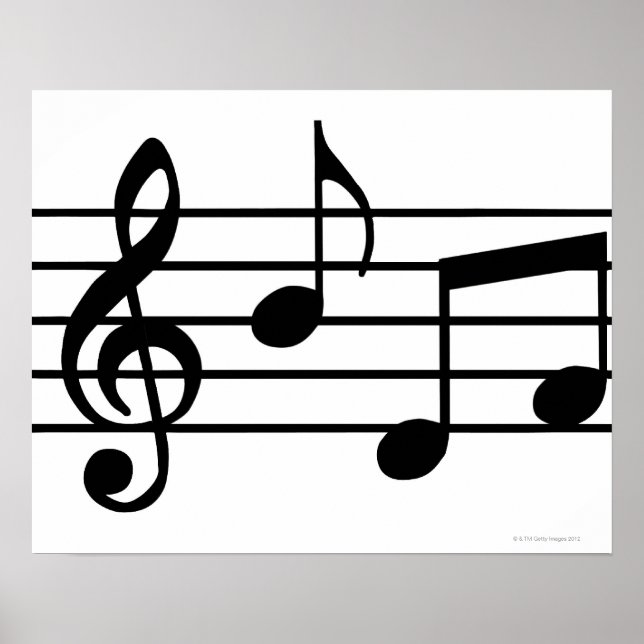 Music Notes Poster (Front)