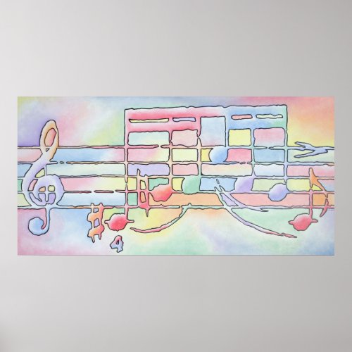Music Notes print