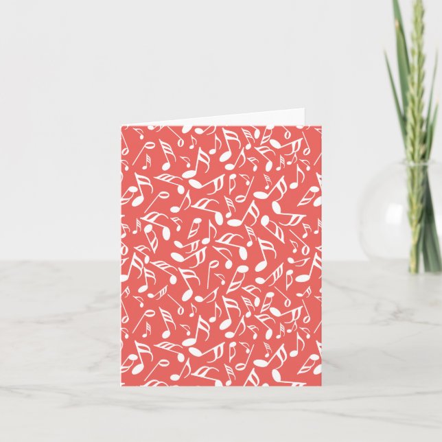 Music Notes Red (Front)