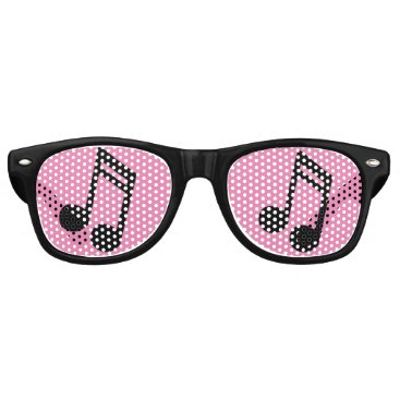 Music Notes Retro Party Shades