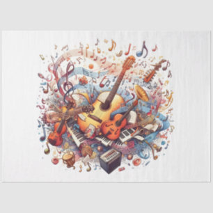 Music Notes Series Design 11 Tissue Paper