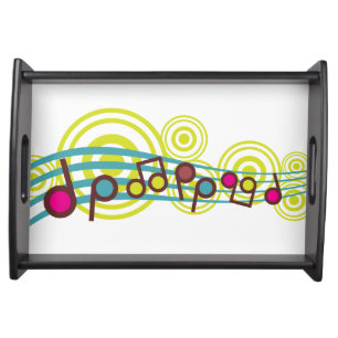 Music Notes Serving Tray