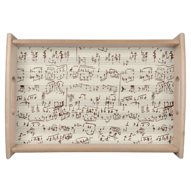 Music notes serving tray (Front)