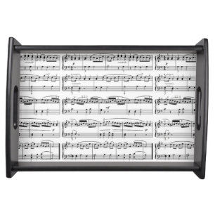 Music Notes Serving Tray