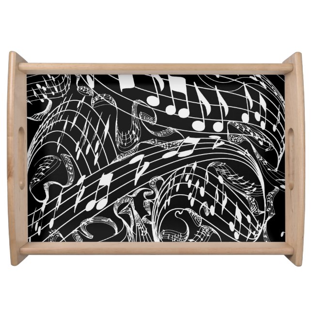 MUSIC NOTES-SERVING TRAY (Front)