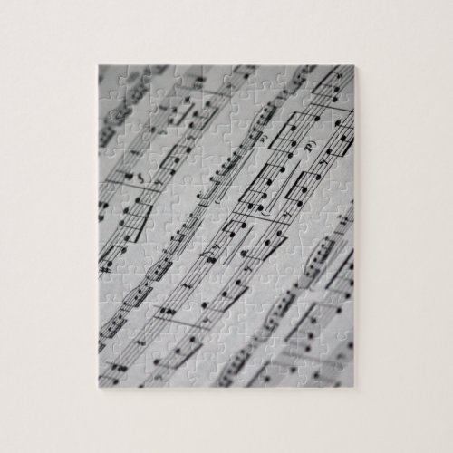 music notes sheet music jigsaw puzzle