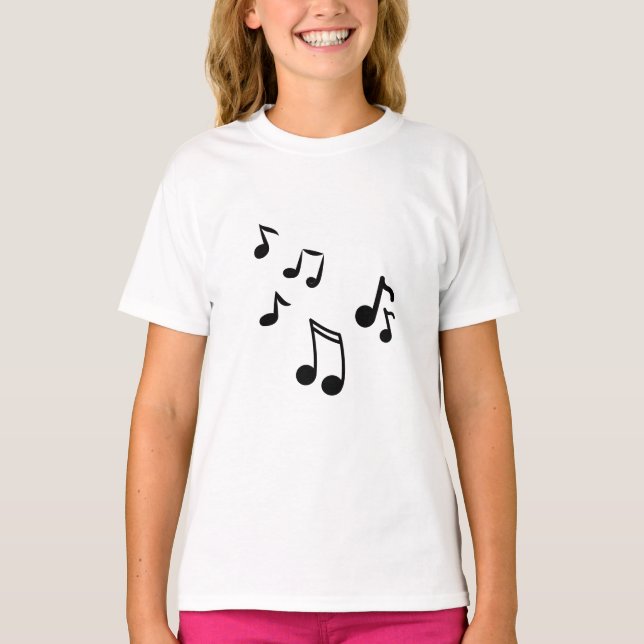 music notes shirt (Front)