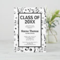 Music Notes Simple Musician Graduation Invitation | Zazzle