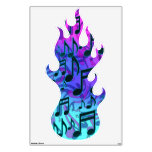 Music Notes Swirly Musical Abstract Eighth Notes Wall Sticker at Zazzle
