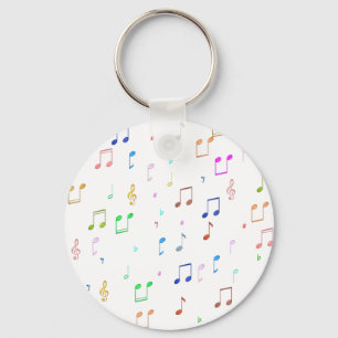 Music Notes & Symbols Keychain