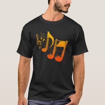 Music Notes T-shirt by calroofer at Zazzle