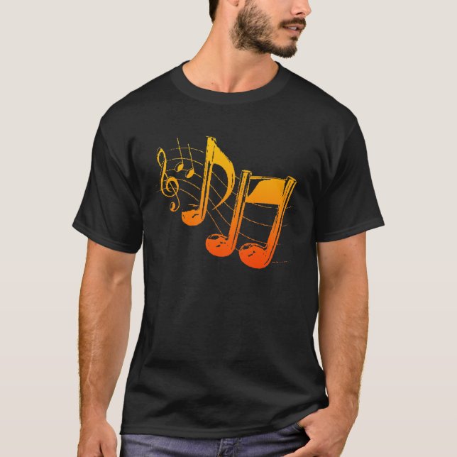 Music Notes T-Shirt (Front)