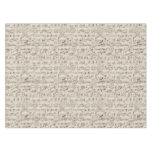 Music notes tablecloth