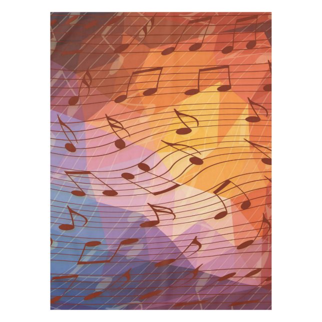 Music notes tablecloth (Front)