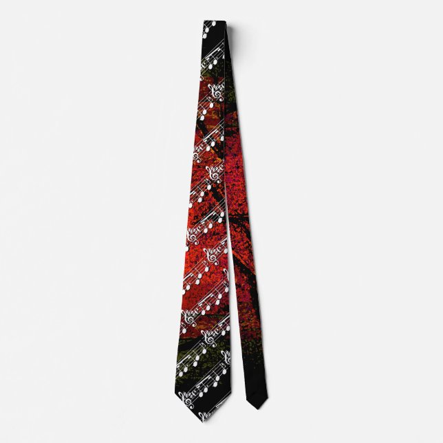Music Notes Tie (Front)