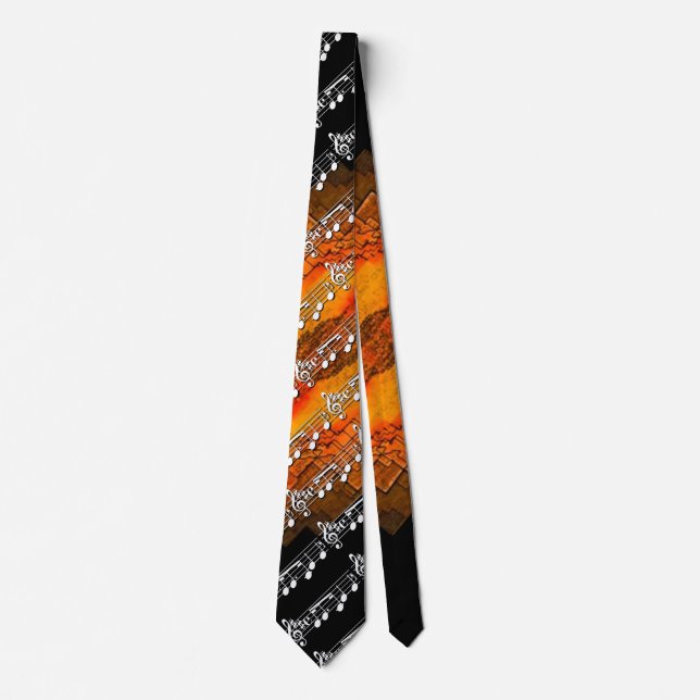 Music Notes Tie (Front)