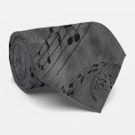 Music Notes-tie-gray Neck Tie at Zazzle
