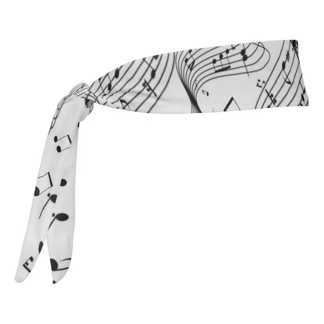 Music Notes Tie Headband (Rotate 270)