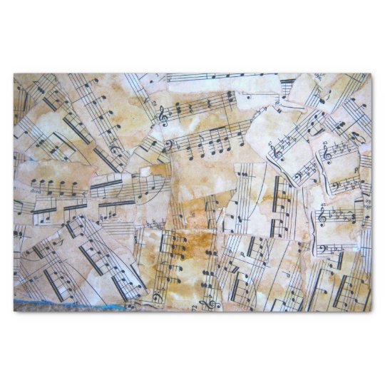 Music Notes Tissue Paper