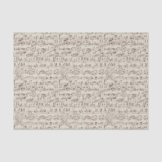 Music notes tissue paper