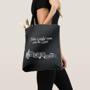 Music Notes Tote Bag