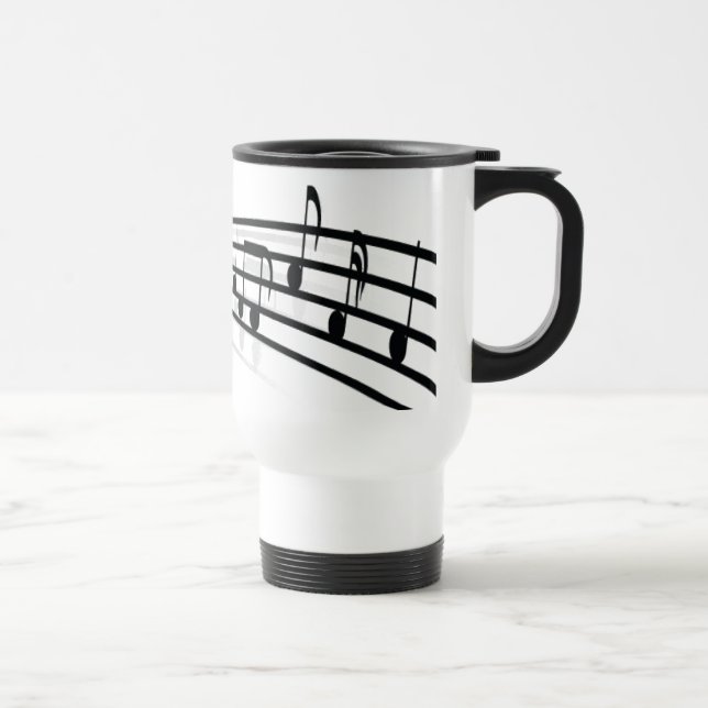 Music Notes Travel Mug (Right)