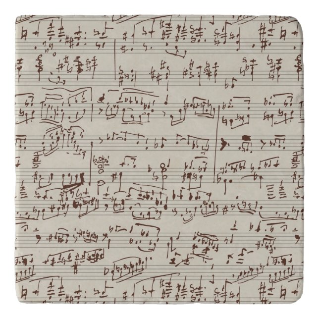Music notes trivet (Front)