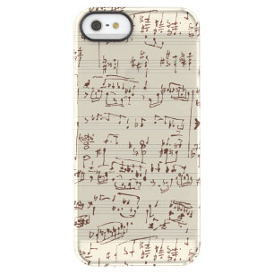 Music notes permafrost iPhone SE/5/5s case