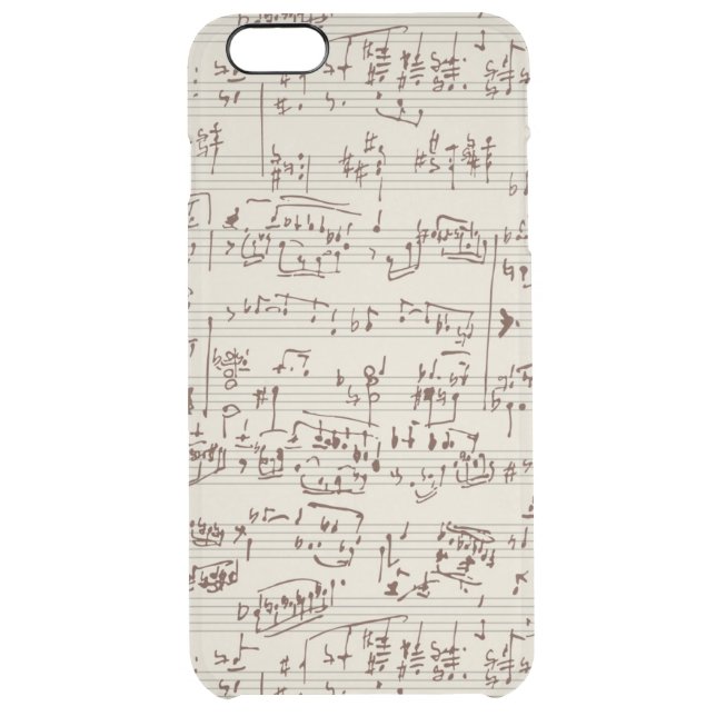 Music notes uncommon iPhone case (Back)