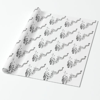 Music Notes Wrapping Paper