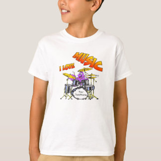 Music Octopus Customizable Kids T-shirt