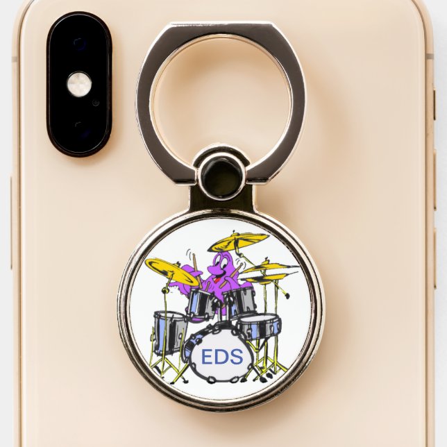 Music Octopus Phone Ring Holder (Close Up)