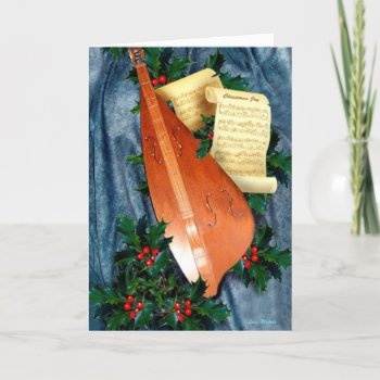 Music Of Christmas Card by lmountz1935 at Zazzle