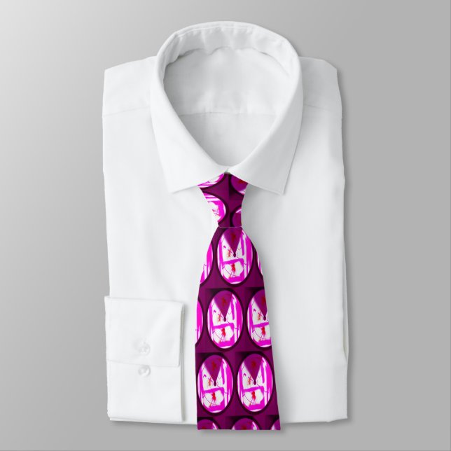 Music of nature neck tie (Tied)