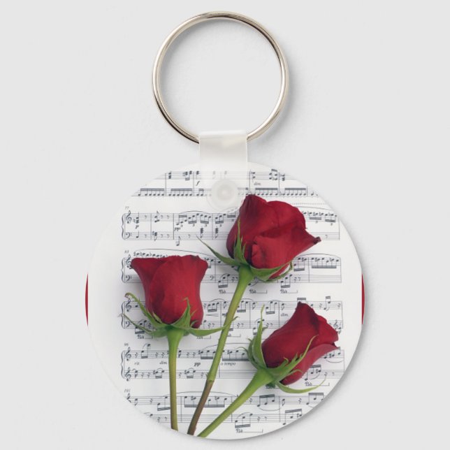 Music of Roses Keychain (Front)