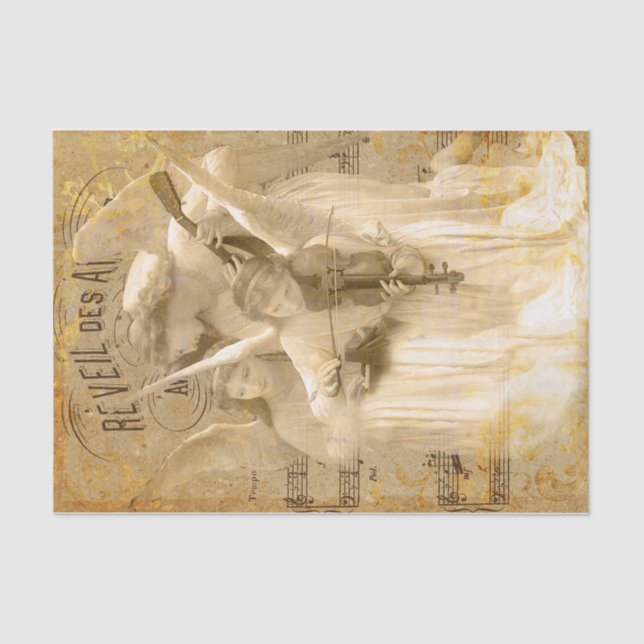 Music of the Angels Tissue Paper (Front)