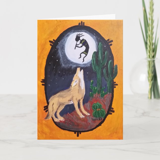 Music of the Moon Greeting Card (Front)